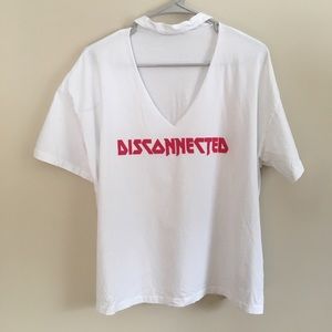 Pull & Bear Cut-out T-shirt